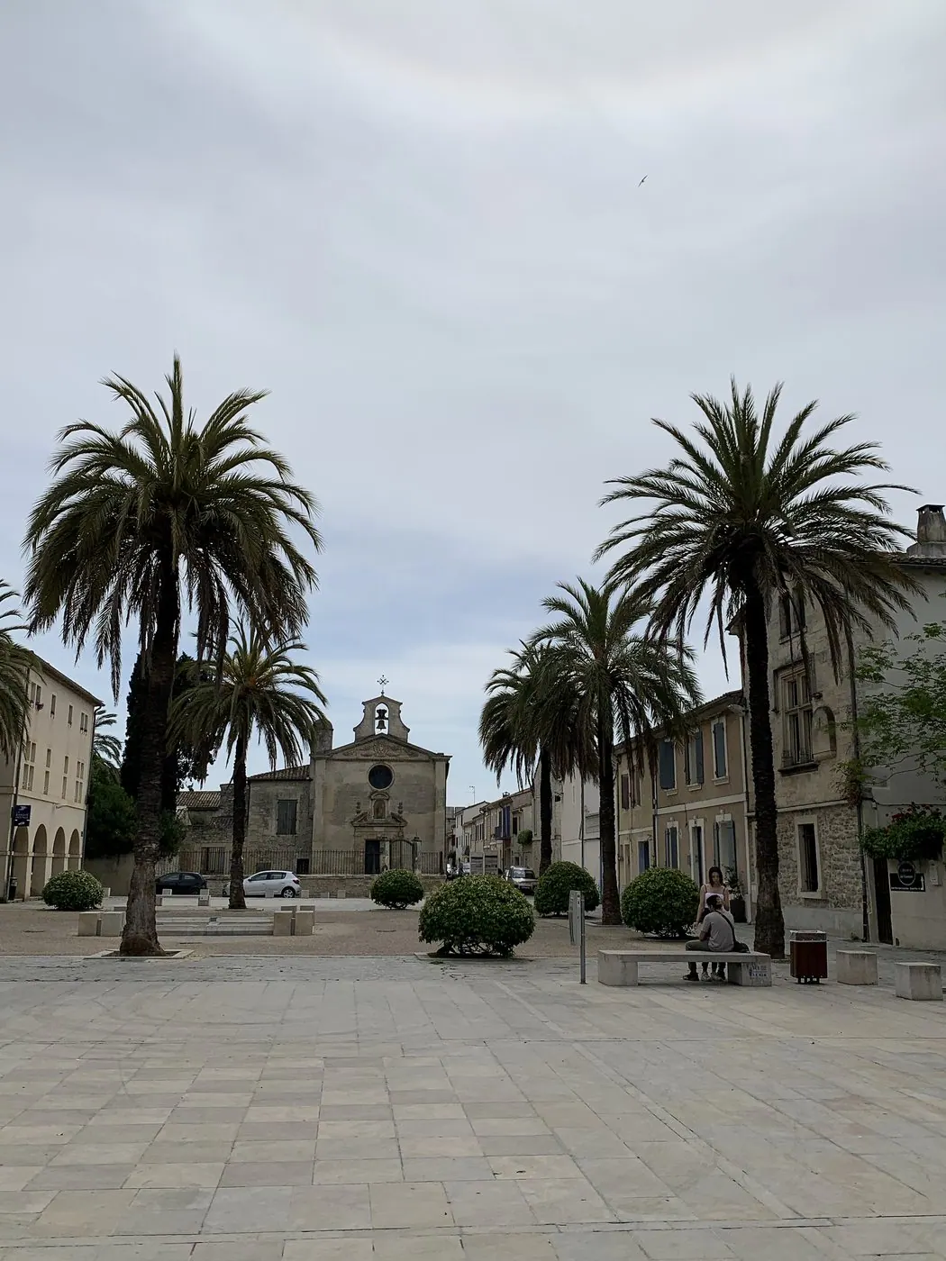 Place Saint-Louis in Aigues-Mortes