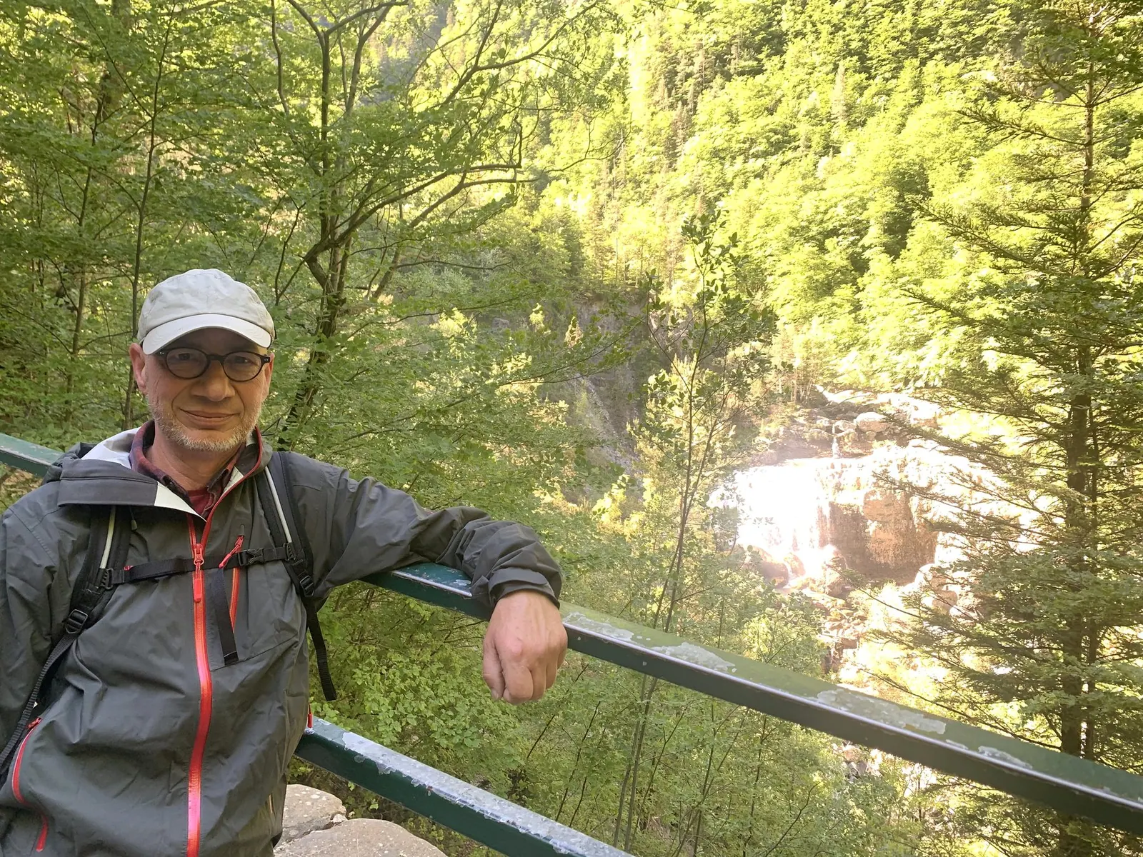 Aussichtspunkt an einem Wanderweg im Ordesa-Tal