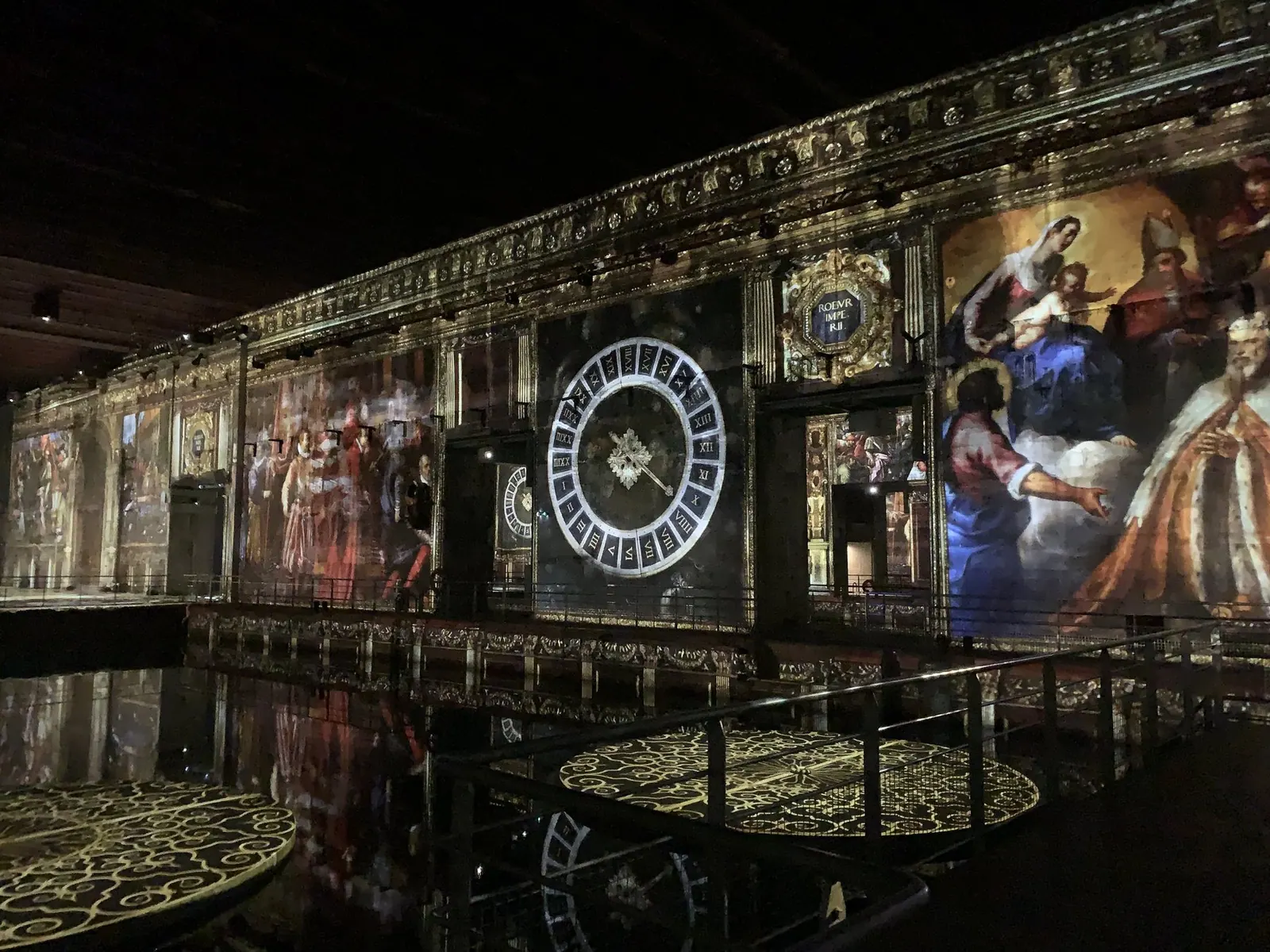 Digitale Kunstausstellung in den Bassins des Lumières