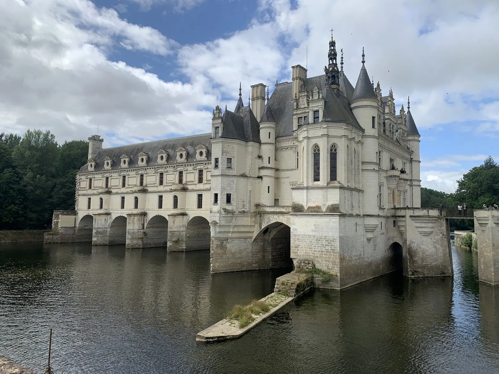 Château de Chenonceau über dem Cher