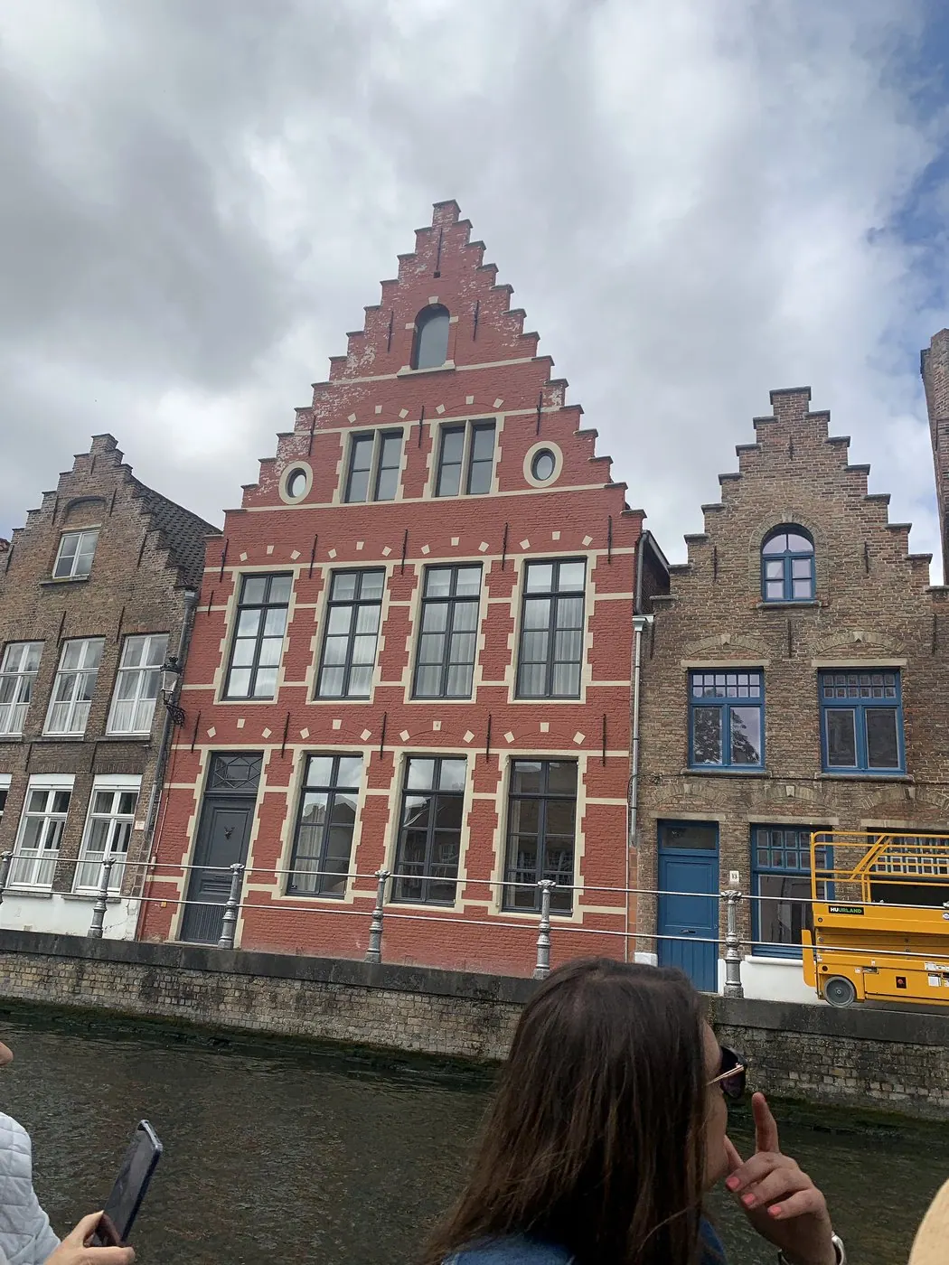 Gracht und historische Bebauung in Brügge