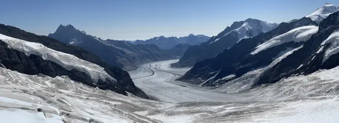 Aletschgletscher vom Jungfraujoch