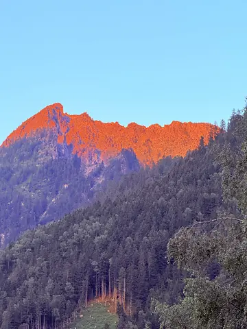 Alpenglühn Oberprinzer Nationalpark