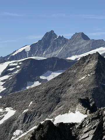 Blick von der Gipfelwelt 3000 in die Hohen Tauern